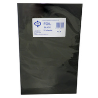 Black Foil - 10 Sheets