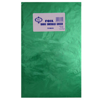 Dark Emerald Green Foil - 10 Sheets