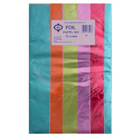 Mixed Pastel Colours Foil