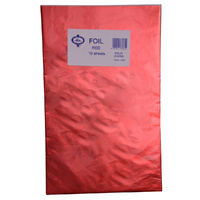 Red Foil - 10 Sheets