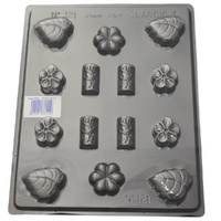 Flower Log Variety Chocolate Mould - Thick 1.5mm