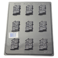 Crazy Houses Chocolate Mould - Thick 1.5mm