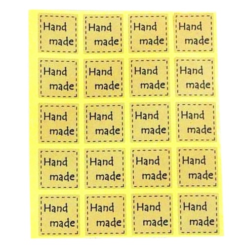 Hand Made Stickers 1pcs Sheet 24 Stickers per Sheet