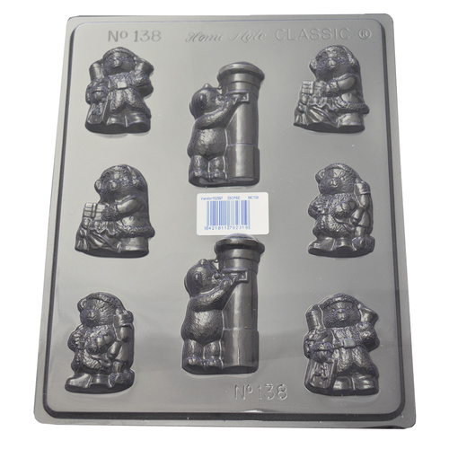 Christmas Teddy Bears Mould