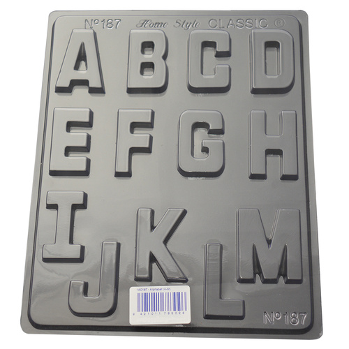 Alphabet A-m Mould