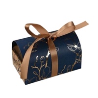 Blue Printed Box 9cm