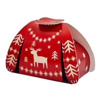 Red & White Sweater Treat Box  10.5cm