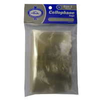 Cellophane Bag Size 2 - 100 X 125mm - 10 Hang Sell Pack
