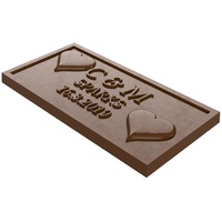 Personalised Wedding Chocolate Mould - Rectangle