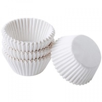 Mini Candy Paper Cups White - 100 Pack