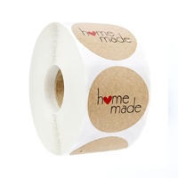 Home Made Stickers 500 Per Roll