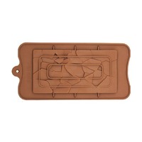 Cracked Chocolate Bar Silicone Mould