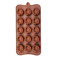 Rose Swirl Silicone Mould