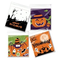 Self Adhesive Mixed Halloween Bags 10 x 13cm 20pcs