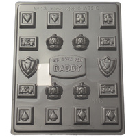 We Love Dad Chocolate Chocolate Mould - Standard 0.6mm