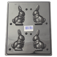 Rabbit & Carrot Chocolate Mould - Standard 0.6mm