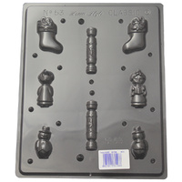 Small Christmas Shapes Mould - Thick 1.5mm