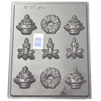 Christmas Variety Chocolate Mould - Thick 1.5mm