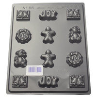 Christmas Joy Chocolate Mould - Thick 1.5mm
