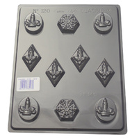 Snowflakes Candles Chocolate Mould - Standard 0.6mm
