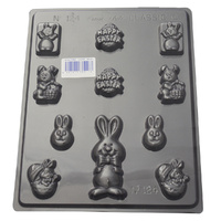 Bunny Variety Chocolate Mould - Thick 1.5mm