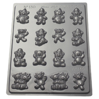 Teddy Bears Chocolate Mould - Thick 1.5mm