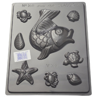 Seaside Shapes Chocolate / Craft Chocolate Mould - Standard 0.6mm