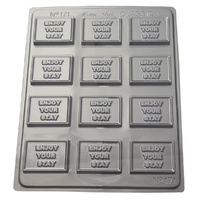 Enjoy Your Stay Chocolate Mould - Standard 0.6mm