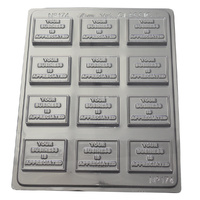 Your Business Is Appreciated Chocolate Mould - Thick 1.5mm