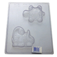 Turtle & Dinosaur Chocolate / Craft Mould - Thick 1.5mm