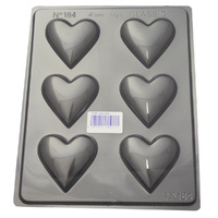 Large Hearts Mould - Thick 1.5mm