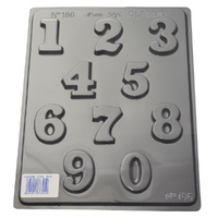 Numbers #2 Chocolate Mould - Thick 1.5mm