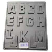 Alphabet A-M Chocolate Mould - Thick 1.5mm
