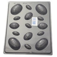 Rugby Balls Chocolate Mould - Standard 0.6mm