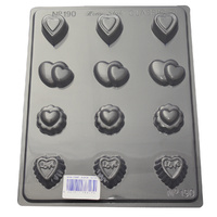Assorted Sweet Hearts Mould - Thick 1.5mm