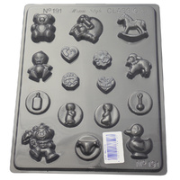 Baby Shower Chocolate Mould - Thick 1.5mm