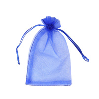 Royal Blue Organza Bags 10x15cm 10 Pack