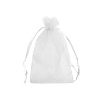 White Organza Bags 10x15cm 10 Pack
