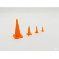3D Printed Traffic Cones for Model Railroads