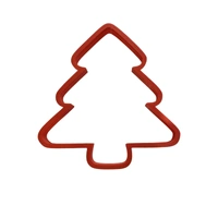 Round Edge Xmas Tree Fondant / Cookie Cutter 14cm