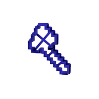 Minecraft Axe 9.7cm Fondant / Cookie Cutter