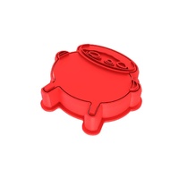 Cauldron Fondant / Cookie Cutter & Stamp