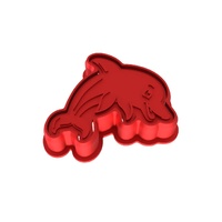 Dolphin Fondant / Cookie Cutter & Stamp