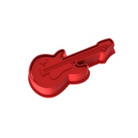 Electric Guitar Fondant / Cookie Cutter & Stamp - 8cm