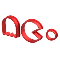 Pac Man Cookie Cutter Small 5.8cm 3 Piece Set