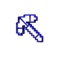 Minecraft Pickaxe Fondant/Cookie Cutter - 10cm