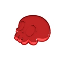 Skull Fondant / Cookie Cutter & Stamp