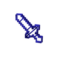 Minecraft Sword Fondant/Cookie Cutter - 13cm