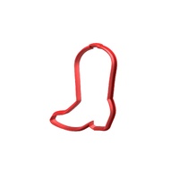 Cow Girl/Boy Boot Fondant / Cookie Cutter 6cm