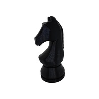 Black Chess Piece Knight Decoration Topper